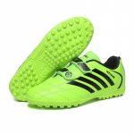 Vaikų ir paauglių didelio dydžio smūgius sugeriantys neslystantys dėvėjimuisi atsparūs Velcro trumpų nagų lauko futbolo bateliai treniruočių batai 28