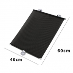 Automobilio skėtis nuo saulės galinis &scaron;oninis langas priekinis/galinis priekinis stiklas nuo saulės mirksi juodas dangtelis siurbimo taurė Universalūs automobiliai 40x60cm