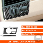 Skirtas BMW X3 E83 2004 2005 2006 2007 2008 2009 2010 Anglies pluo&scaron;to lipdukas Centrinio valdymo pavarų dėžės i&scaron;leidimo angos interjeras automobiliui 3 LHD