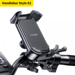 SmartDevil Dviratinio Telefono Laikiklis 360&deg; Vaizdas Universalus Dviračio Telefono Laikiklis 4.7-7.2 colių Mobiliojo Telefono Stovas Atsparus Smūgiams Laikiklis S2 Black gray