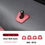 For BMW 5 series G30 G31 door latch base decorative stickers Volcanic red interior modification decorative