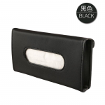 Car Sunshade Paper Towel Bag Multi - Function Leather Car Hanging Seat Car Carton Tissue Box Shade Paper Car interior