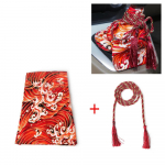 Pavarų dėžės Pavarų apdailos dalys Automobilyje montuojami priedai Universalios pavarų perjungimo svirties rankenėlės bagažinės dangtis raudona