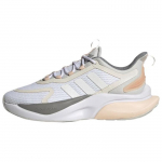 adidas Alphabounce+ Baltos Persiko Moteri&scaron;ki Sportbačiai Debesėlio Baltumo Nulinio Metalo Pilkumo-Trijų HP6147 38