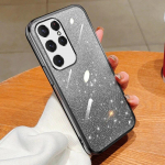 Fashion Plating Gradient Glitter Dėklas, skirtas Samsung Galaxy S24 Plus S23 S22 Ultra S21 S20 FE A54 A34 A14 A15 Silikono galinis dangtelis Samsung Galaxy S20