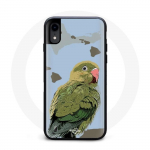 Coque Iphone XR Perruche Vert