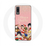 Coque pour Samsung Galaxy A02 Demon slayer merry christmas affiche Anime Manga