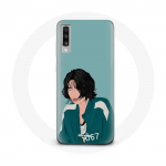 Coque pour Samsung Galaxy A50 Squid Game Kang Sae Byeok Visage