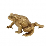 Žalvarinė rupūžė figūrėlė Žalvarinė Laiminga gyvūno varlės figūrėlė Modelis Statula Skulptūra Žaislas Stalinis Feng Shui Papuo&scaron;imas Ornamento Festivalio Dovana auksinė