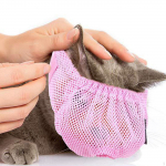 Pet Cat Eye Mask Patch Anti Bite Excellent Protection Easy to Put on and Take Off Dog S and pink