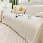 &Scaron;iaurės &scaron;alių minimalistinis &scaron;enilinis sofos rank&scaron;luostis, apsaugantis nuo įbrėžimų kačių, visą sezoną universali sofos antklodė 180x130cm