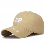 Siuvinėti raidžių kepurė nuo saulės Vyrai Moterų skėčiai nuo saulės Jaunimo beisbolo kepurė Snapback Skrybėlė nuo saulės Kepurės Žvejybos kepurė Peak Cap chaki
