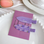 Vaisių sulčių serijos plaukų segtukas spyruoklinis mielas vynuogė arbūzas be žymių makiažo segtukas