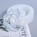 Gėlių vazono silikoninė forma &bdquo;pasidaryk pats&ldquo; &scaron;e&scaron;iakampė betono vazonų serija veidrodinio kristalo epoksidinio molio forma namų dekoravimui dervai