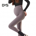Nė&scaron;tumo kelnės Pilvo atrama Slim Fit auk&scaron;to juosmens antblauzdžiai Moteri&scaron;kos apatinės kelnės Pavasaris Ruduo Darbas Laisvalaikis Joga Nė&scaron;tumo rūbai M juoda