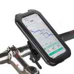 Universalus vandeniui atsparus motociklo dviračio mobiliojo telefono laikiklis 360&deg; reguliuojamas dviračio GPS laikiklis Saugus motociklo mobiliojo telefono palaikymas