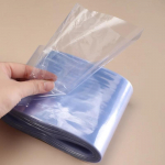 0.5kg 0.05mm PVC Termi&scaron;kai susitraukiantis vamzdelis Skaidri plėvelė Plastikinis PVC Kar&scaron;to susitraukimo plėvelė Pakavimo tūtelė Plastikinė pakuotė Reikmenys Lak&scaron;tas Width 11cm 0.5kg