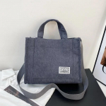 Vintažinis pirkinių krep&scaron;ys Retro kurjerių krep&scaron;iai Crossbody rankinės Piniginė Laisvalaikio moteri&scaron;kos rankinės Rankinė ant peties 25x20x8cm pilka spalva