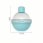 1 Vnt Ledo ritulio ledo kubelio formos ledo kubo formos viskio silikagelio ledo kubelio sodos gėrimas buitiniam baro barmeno rutuliniam ledo gamintojui mėlyna