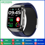 SACOSDING EKG+PPG oro pompa Oro pagalvė Kraujospūdžio aptikimo i&scaron;manusis laikrodis Vyrai Moterys &Scaron;irdies ritmas Kraujo deguonies Sveikata I&scaron;manusis laikrodis, skirtas Android IOS