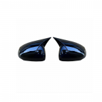2 vnt. automobilio galinio veidrodėlio dangtelio, skirto &bdquo;Mercedes Benz A&ldquo; klasės CLA W177 C118 &bdquo;Ox Horn&ldquo; veidrodėlio dangtelio, automobilių aksesuarai Glossy Black