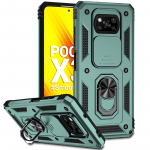 Skirtas Poco X3 Pro Case Slide Lens Armor Smūgiams atsparus telefono dėklas, skirtas Xiaomi PocoX3 Poco X3 NFC Little X 3 automobilio laikiklio žiedo galinis dangtelis For Poco X3 raudona