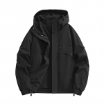 2025 Vyri&scaron;ki gatvės stiliaus striukės Paltai Vyrams Hip Hop Harajuku su gobtuvu Striukė Vyrams Vėjo striukė Vir&scaron;utinis drabužis Vyri&scaron;kas Vienspalvės Bomberinės striukės XL oranžinė