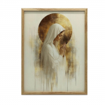 Malda Tylumoje - Marija Malda Tylumoje - Marija, 40x50 cm, Juodas Aliuminio Rėmas, Matinis Popierius 230 g/m&sup2; 54