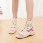 3 spalvų Mandala Sena Pekino siuvinėti audiniai Liaudies stiliaus batai ir Oksfordo fondas 41