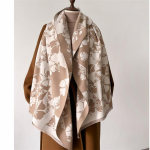Prabangus prekės ženklo Cashmere Moteri&scaron;kas gėlėtas &scaron;alikas žieminis &scaron;iltas skara ir įvyniojimas Bandana Pashmina Moteri&scaron;kas Foulard kvadratinis storas antklodė pončas