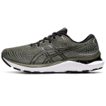 Asics Gel Cumulus 24 Alyvuogių Drobės Vyri&scaron;ki Sportbačiai Žali Juodi 1011B366-300 39