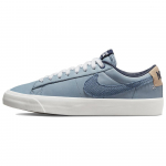 Nike Blazer Low GT SB &Scaron;viesiai džinsiniai Unisex sportbačiai Mėlyni Summit-White Guminiai &scaron;viesiai rudi DM8890-100 36.5