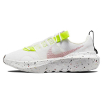 Nike Crater Impact Baltos Rožinės Glazūros Moteri&scaron;ki Sportbačiai Volt Summit-White CW2386-102 35.5