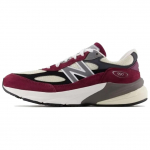New Balance 990v6 Pagaminti JAV Tamsiai raudoni Unisex sportbačiai Raudoni Atspindys U990TF6 42.5