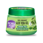 Boroplus Alavijų gelis su žaliąja arbata ir vitaminu E odai ir plaukams drėkinti, maitinti, drėkinti ir apsaugoti. 200 ml pakuotė