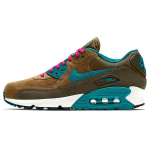 Nike Air Max 90 Oda Retro Laisvalaikio Suede Smūgius Sugerianti Patvari Žema Vir&scaron;aus Bėgimo Avalynė Moteri&scaron;kas Kedas Ruda Žalia 768887-300 36.5