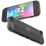 Coque Compatible avec Nintendo Switch 2 - Silicone Transparent Protection Anti Rayure Anti Choc Phonillico&reg; skaidri