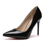 HOT Plus Dydis 34-44 HOT Moteri&scaron;ki Batai Smailiais pir&scaron;tais Pompos Lakinė Oda Suknelė Auk&scaron;takulniai Batai Batai Vestuviniai Batai Zapatos Mujerde39 40