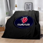 &Scaron;vedija S-Saabs S-Scanias Spausdinta antklodė Pikniko antklodės &Scaron;ilta antklodė Mink&scaron;ta ir patogi antklodė Namams Kelionėms Gimtadienio dovana 30x40in
