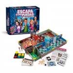 Jeu de plateau d'&eacute;vasion - Bizak - Plateau de jeu en 3D - 80 cartes de pistes - 15 cartes de hasard - 38 pi&egrave;ces