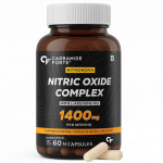 Carbamide Forte Azoto Oksido Maisto Papildas 1200mg Suaugusiems su L-Argininu, AAKG ir Runkelių &Scaron;aknimi 60 Augalinių Kapsulių