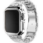 TPU dėklas+Dirželis Apple Watch juostai 46mm 42mm Titano rie&scaron;o apyrankė Ekrano apsaugos IWatch 10 9 7 8 45mm 41mm 44mm 40mm 49mm 49mm gray