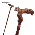 Fox Brown medinė madinga lazda dekoratyvinė vampyro Cospaly vakarėlis medinė lazdelė Helovino lazdelė 93 cm