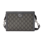 Gucci Ophidia Dvigubo G Logotipo Užtrauktuko Užsegimas Supreme Drobė Ir Odos Apdaila Mini Pečių Krep&scaron;ys Vyri&scaron;ki krep&scaron;iai Pilka 795467-UULBN-1244 Basic Set (Bag+Dust Bag)