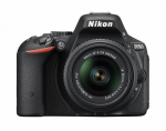 Nikon D5500 skaitmeninis veidrodinis fotoaparatas su VRII objektyvu, lietimui jautrus LCD ekranas [Atnaujintas] 18-55 rinkinys, juodas, 24,16 megapikselio, 3,2 colio (D5500LK18-55BK) juoda