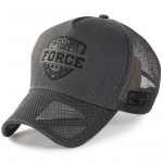 Didelis Dydis 63cm Kvėpuojantis Beisbolo Kepurės Vyrams Vasarinės Tinklelio Kepurės Auk&scaron;tas Vir&scaron;us Lauko Apsaugos Nuo Saulės Kepurės Vyro Sportinės Trucker Snapback Kepurė Normal size 56-59CM pilka spalva