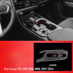 Lexus NX 250 350h 400h 2025 2024 Automobilio priedai vidinė plėvelė skaidri TPU Pavarų svirties panelė GPS centrinė konsolė PPF apsauga
