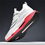 Red Hare 9 Pro Anglies Plok&scaron;tės Bėgimo Bateliai - Kvėpuojantis Tinklelis, Smūgio Absorbcija, Greičio Lenktynės, Vasaros Sportiniai Kedai Studentams. 44 white