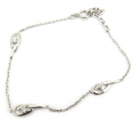 Altesse [L5343] - Bracelet Argent 'Scarlett' blanc