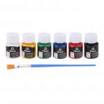 6 x 25 ml Sunkios kūno spalvos Rich Pigments Stiklo dažų rinkinys tapybai